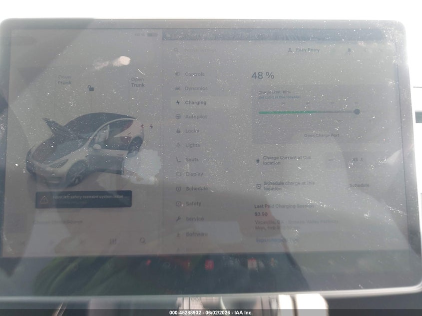 2023 Tesla Model Y Awd/Long Range Dual Motor All-Wheel Drive VIN: 7SAYGDEE1PF646009 Lot: 45288932