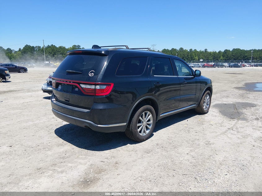Vin: 1c4rdjag2jc194091, lot: 45786853, dodge durango sxt awd 20184
