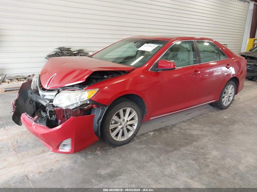 2012 TOYOTA CAMRY SEDAN 2.5L I-4 DOHC, VVT, 178HP