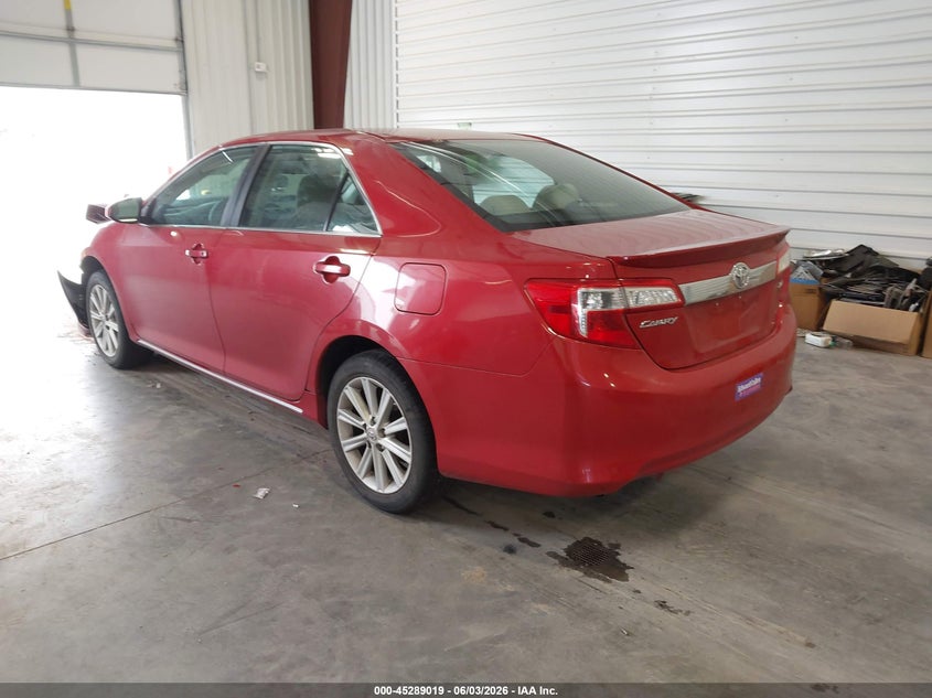 2012 TOYOTA CAMRY SEDAN 2.5L I-4 DOHC, VVT, 178HP