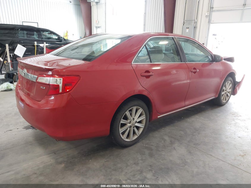 2012 TOYOTA CAMRY SEDAN 2.5L I-4 DOHC, VVT, 178HP