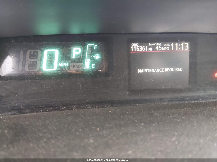 2013 Toyota Prius C Four VIN: JTDKDTB35D1052505 Lot: 45289021