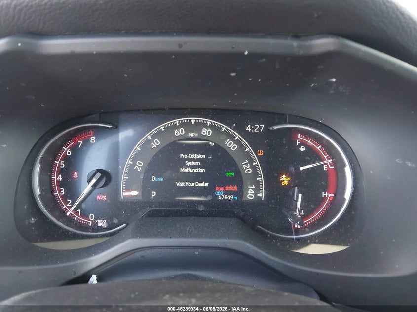 2023 TOYOTA RAV4 2.5L I-4 DI, DOHC, V(VIN: 2T3W1RFVXPW247806