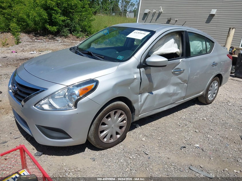 Vin: 3n1cn7ap4hk434562, lot: 45786892, nissan versa 1.6 sv 20172