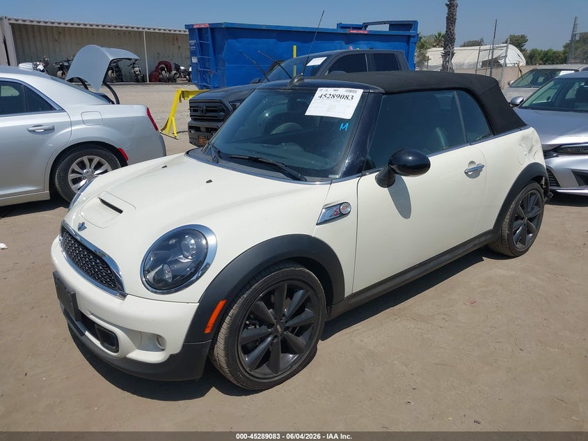 Vin: wmwzp3c57et707157, lot: 45786919, mini convertible cooper s 20142