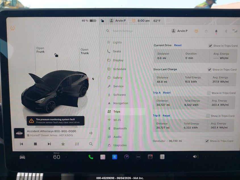 2023 Tesla Model Y Performance Dual Motor All-Wheel Drive VIN: 7SAYGDEF9PF925202 Lot: 45289098