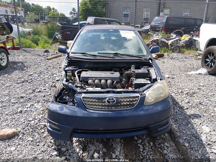 2006 TOYOTA COROLLA SEDAN 1.8L I-4 DOHC, VVT, 126HP