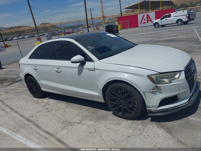 2018 Audi A3 2.0T Premium/2.0T Tech Premium VIN: WAUAUGFF8J1008837 Lot: 45289130