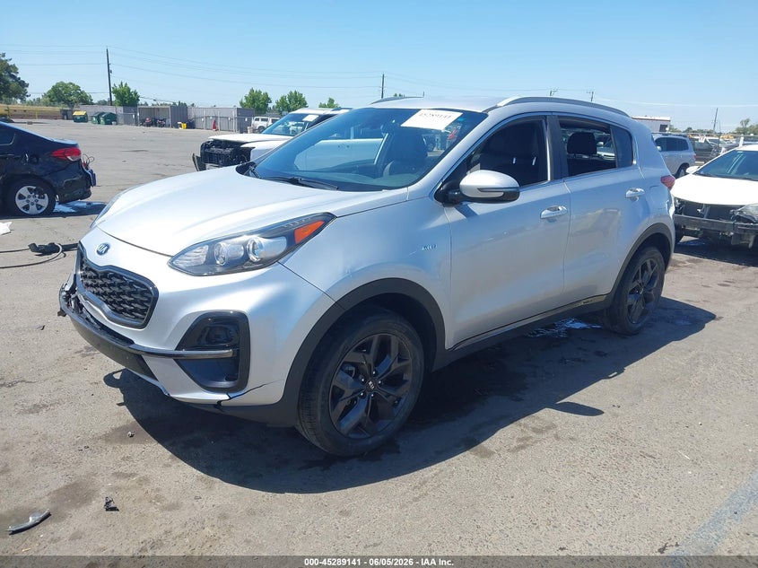Vin: kndp6cac2l7684066, lot: 45786977, kia sportage s 20202
