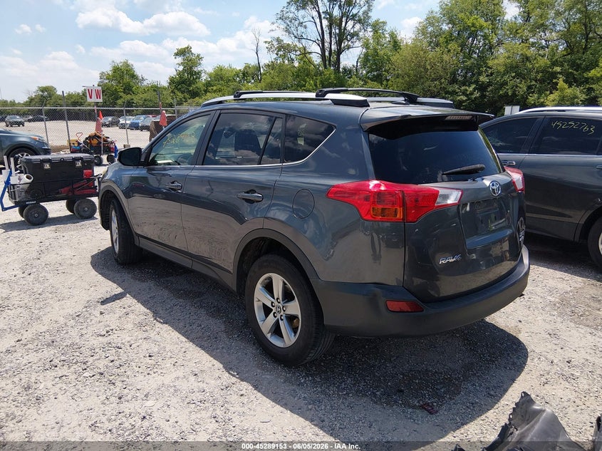 Vin: jtmrfrevxfd160760, lot: 45786989, toyota rav4 xle 20153