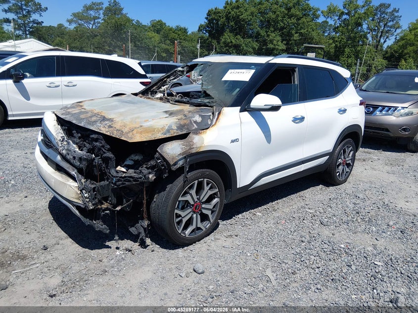 Vin: kndetca29n7318311, lot: 45787013, kia seltos sx turbo 20222