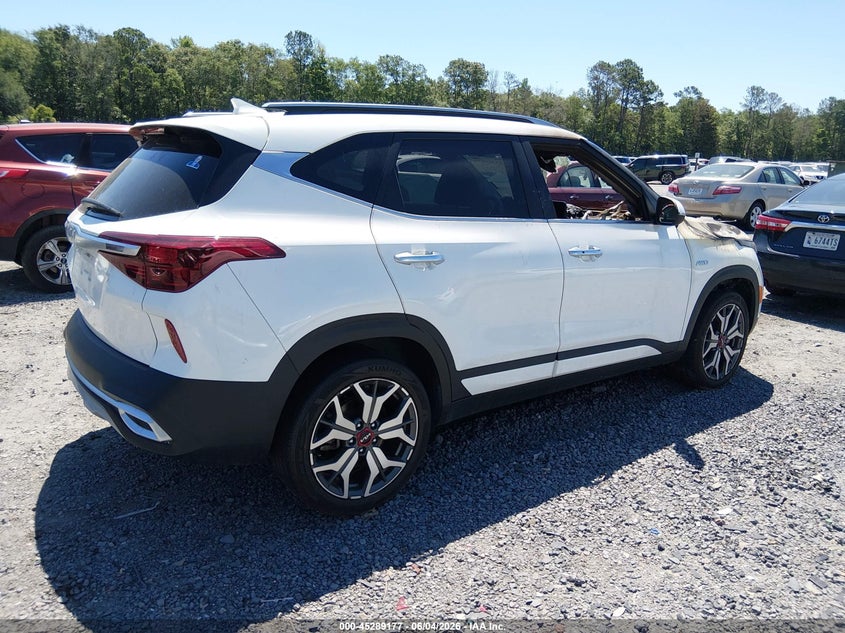 Vin: kndetca29n7318311, lot: 45787013, kia seltos sx turbo 20224