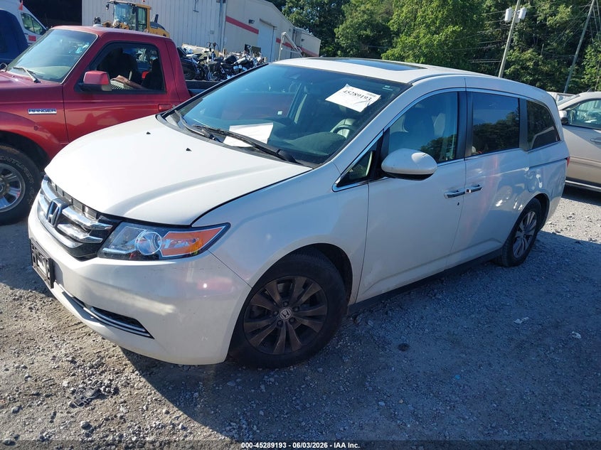 2016 HONDA ODYSSEY auction photo 2