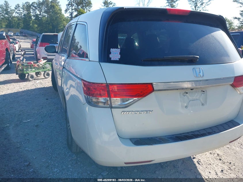 2016 HONDA ODYSSEY auction photo 6