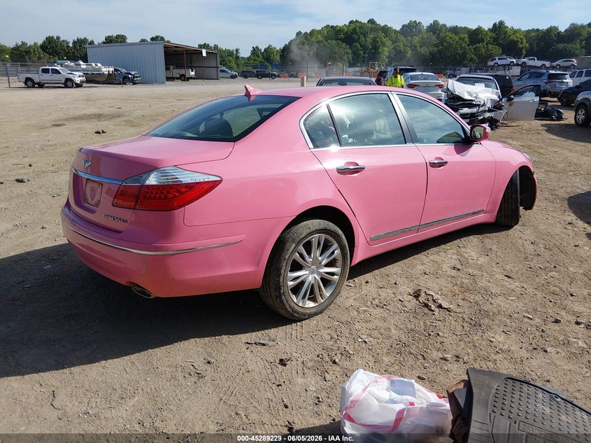 Vin: kmhgc4df5au084205, lot: 45787065, hyundai genesis 4.6 20104