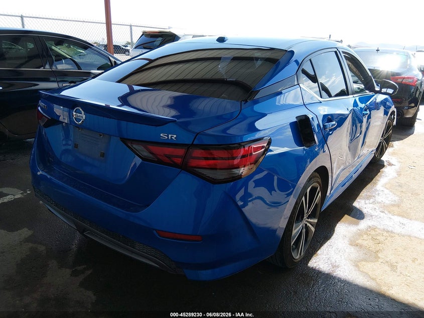 Vin: 3n1ab8dv6ny321463, lot: 45787066, nissan sentra sr xtronic cvt 20224