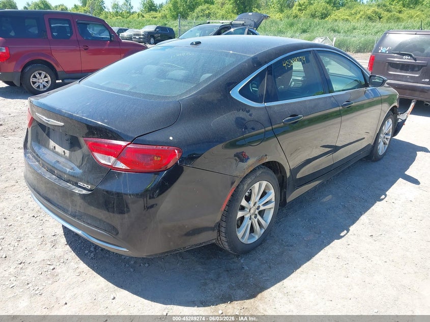Vin: 1c3cccab2fn744480, lot: 45787109, chrysler 200 limited 20154