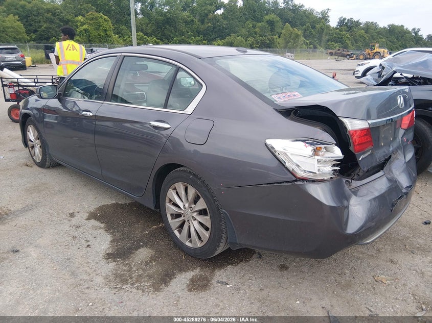 Vin: 1hgcr2f84fa113255, lot: 45787112, honda accord ex-l 20153