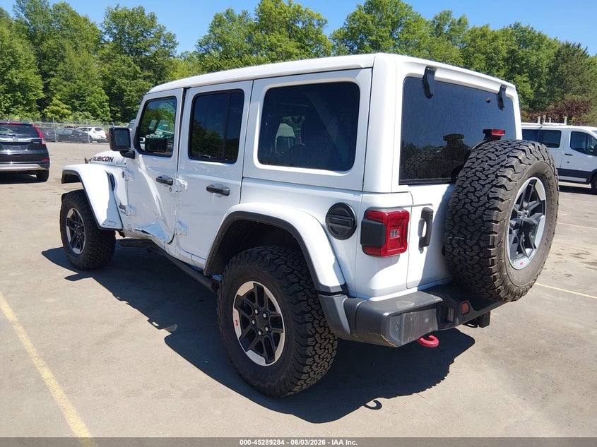 Vin: 1c4hjxfn1mw698083, lot: 45787121, jeep wrangler unlimited rubicon 4x4 20213