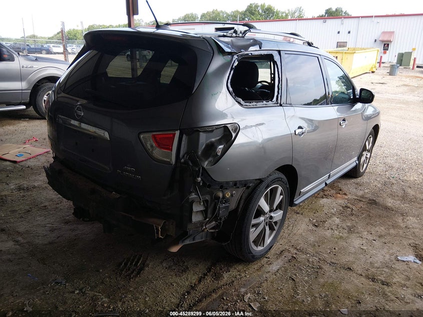 Vin: 5n1ar2mm9fc660365, lot: 45787135, nissan pathfinder platinum/s/sl/sv 20154