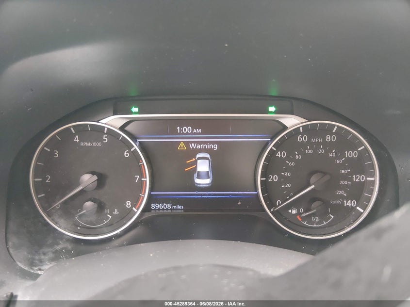 2022 NISSAN ALTIMA 2.5L I-4 DI, DOHC, V(VIN: 1N4BL4DVXNN324912