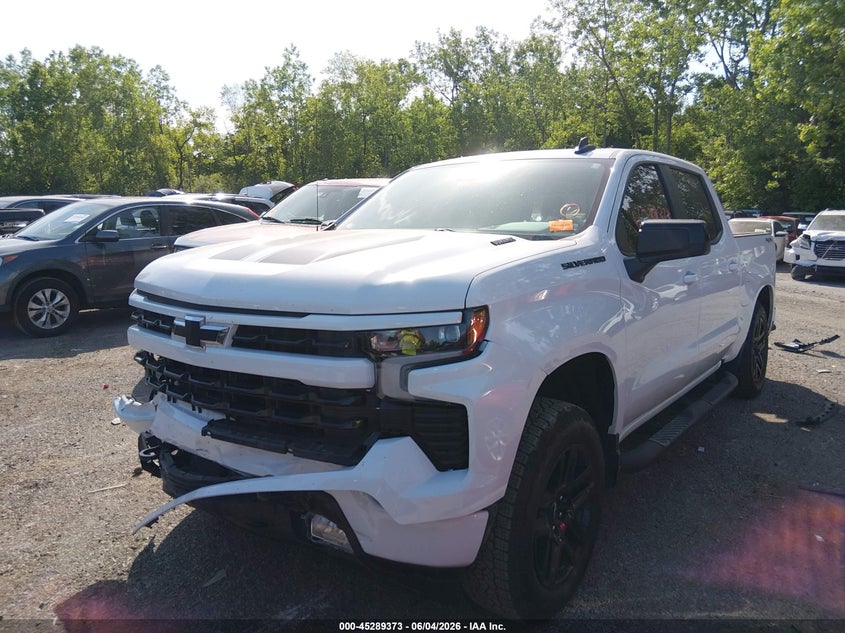 Vin: 1gcudee81pz144406, lot: 45787209, chevrolet silverado 1500 4wd  short bed rst 20232