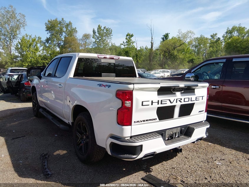 Vin: 1gcudee81pz144406, lot: 45787209, chevrolet silverado 1500 4wd  short bed rst 20233