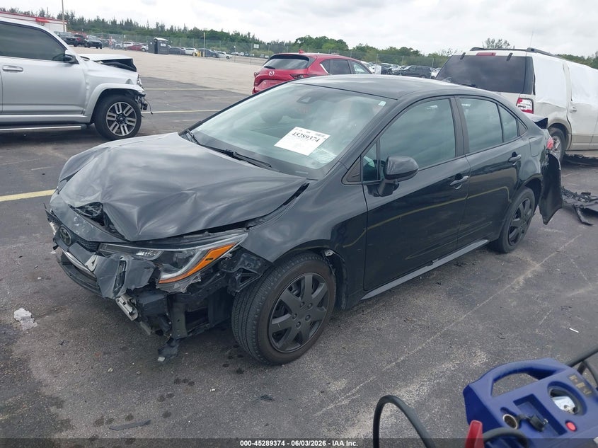 Vin: 5yfepmae5mp213413, lot: 45787210, toyota corolla le 20212