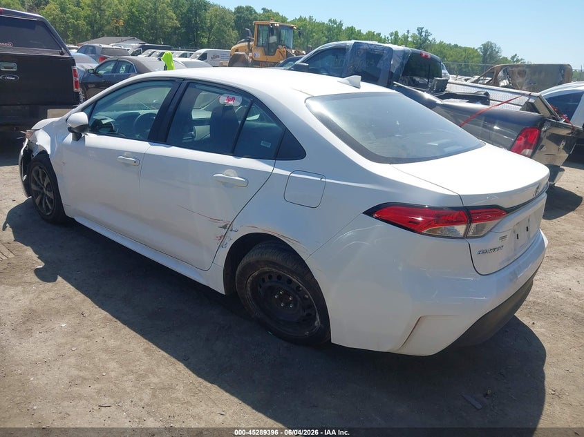 Vin: 5yfb4mde0rp195255, lot: 45787232, toyota corolla le 20243