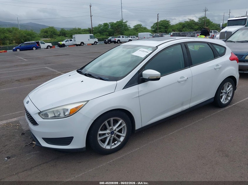 Vin: 1fadp3k28gl348513, lot: 45787235, ford focus se 20162