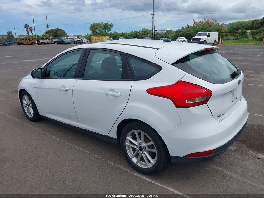 Vin: 1fadp3k28gl348513, lot: 45787235, ford focus se 20163