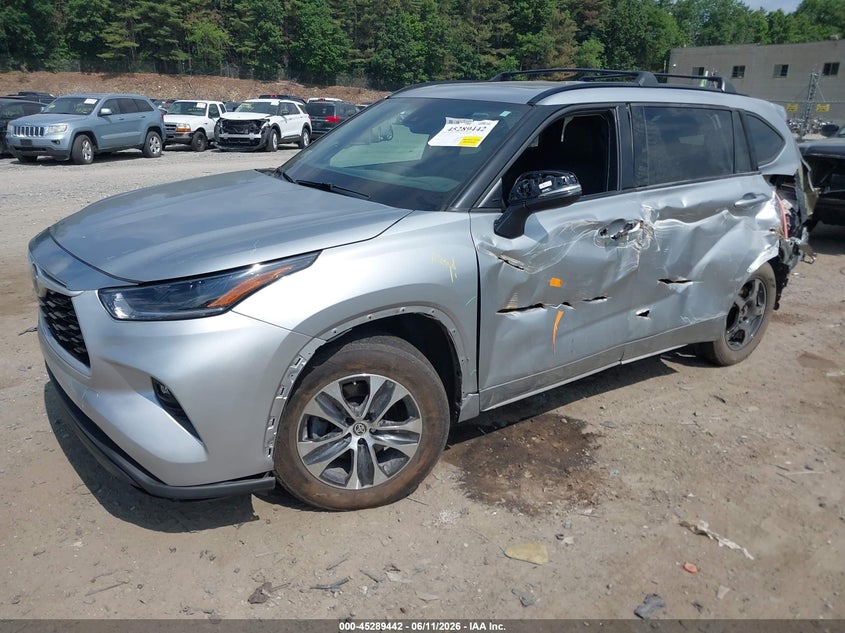 Vin: 5tdkdrbh7ps507134, lot: 45787278, toyota highlander xse 20232