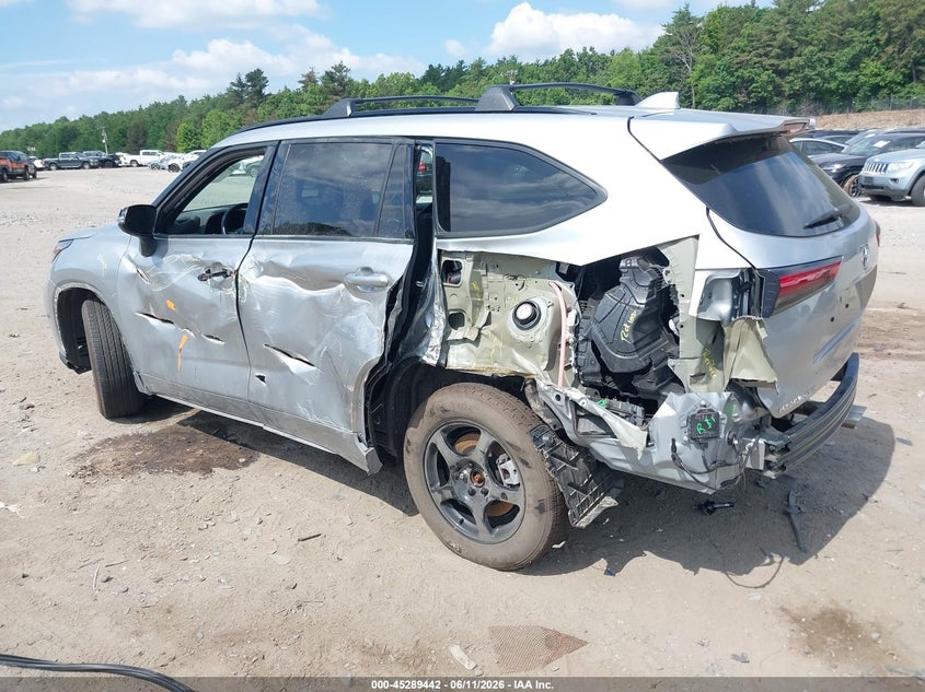 Vin: 5tdkdrbh7ps507134, lot: 45787278, toyota highlander xse 20233