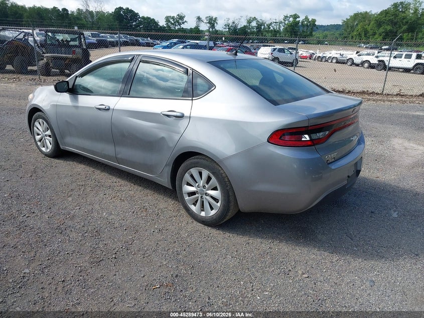 Vin: 1c3cdfdh0fd146263, lot: 45787309, dodge dart aero 20153