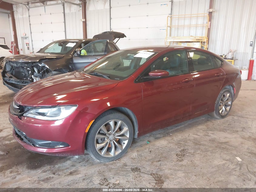 Vin: 1c3cccbb0fn711010, lot: 45787332, chrysler 200 s 20152