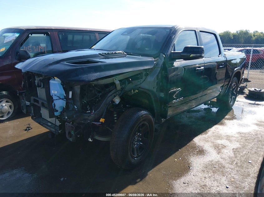 Vin: 1c6srfjp9sn502371, lot: 45787343, ram 1500 laramie  4x4 5'7 box 20252