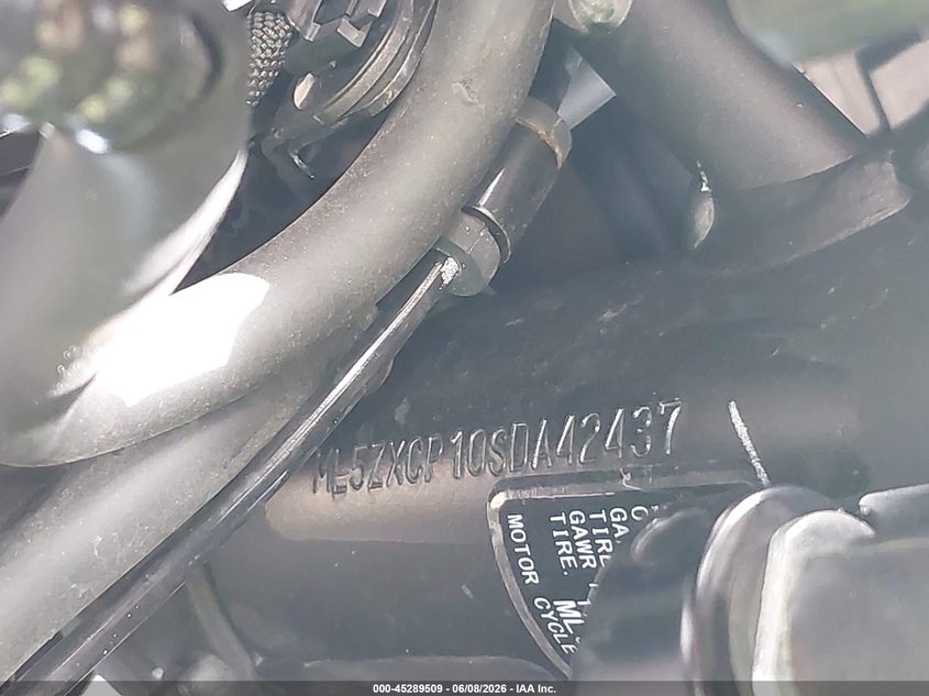 2025 Kawasaki Zx400 P VIN: ML5ZXCP10SDA42437 Lot: 45289509