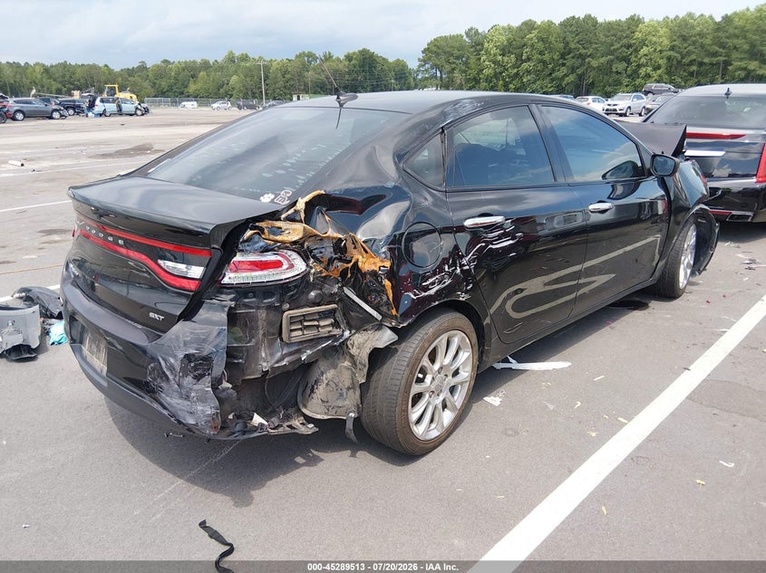Vin: 1c3cdffa9gd816958, lot: 45787349, dodge dart sxt sport 20164