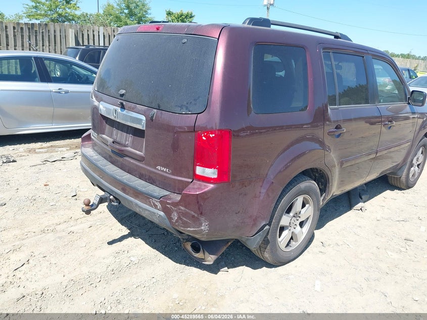 2009 Honda Pilot Ex VIN: 5FNYF48439B047716 Lot: 45289565