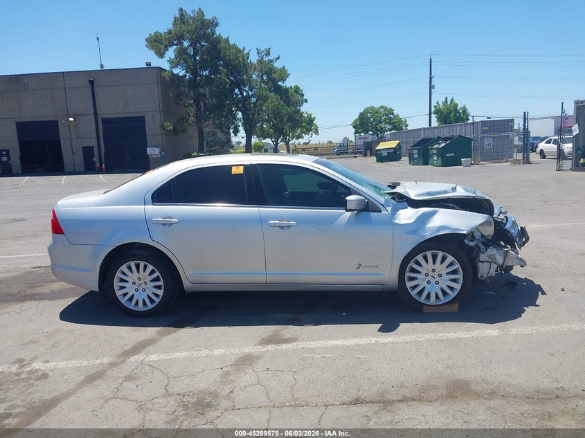 2012 Ford Fusion 2.5 Hybrid silver Lot 111045289575 Vin 3FADP0L35CR212521