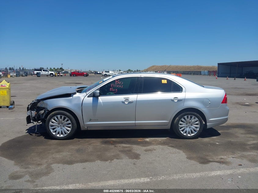 2012 Ford Fusion 2.5 Hybrid silver Lot 111045289575 Vin 3FADP0L35CR212521