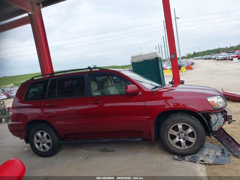2005 Toyota Highlander V6 VIN: JTEGP21A650089072 Lot: 45289609