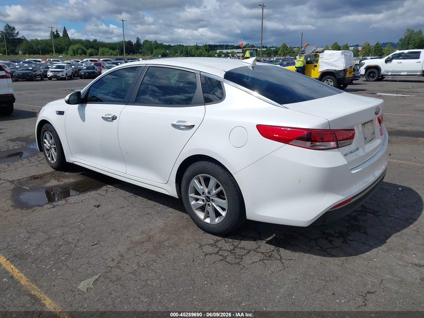 Vin: knagt4l32g5087204, lot: 45787526, kia optima lx 20163