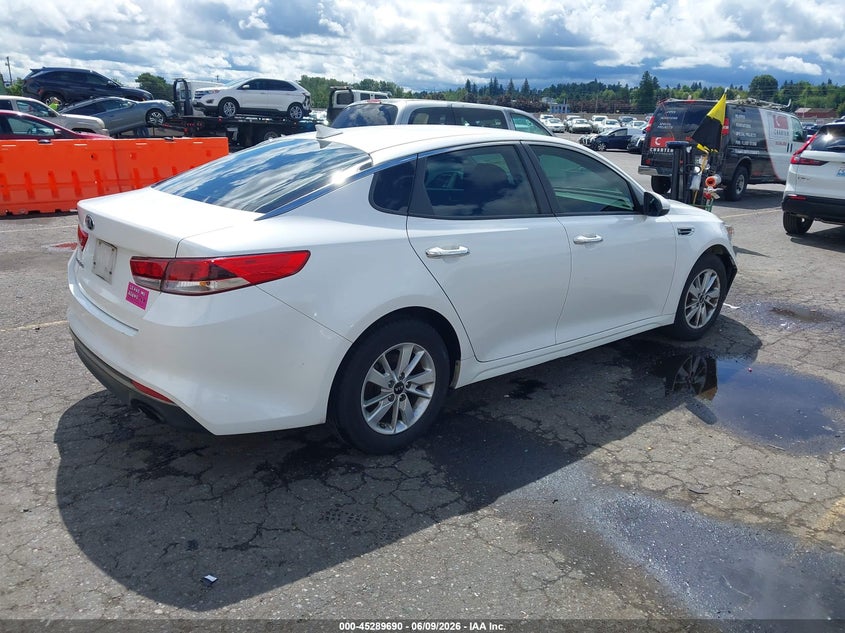 Vin: knagt4l32g5087204, lot: 45787526, kia optima lx 20164