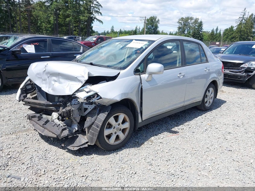 Vin: 3n1bc1ap2al360833, lot: 45787531, nissan versa 1.8sl 20102