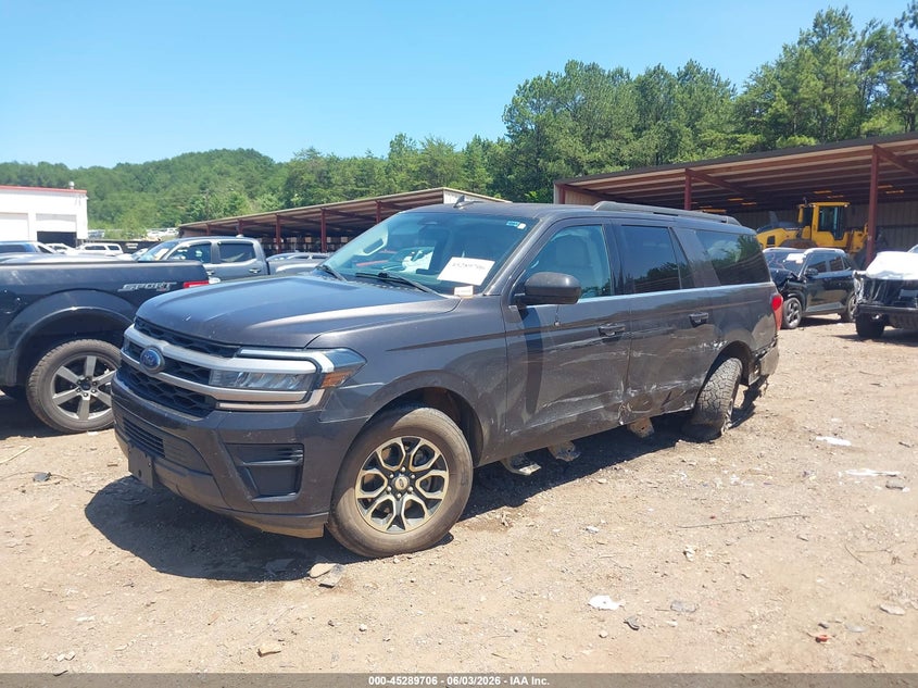 Vin: 1fmjk1ht7nea38513, lot: 45787542, ford expedition xlt max 20222