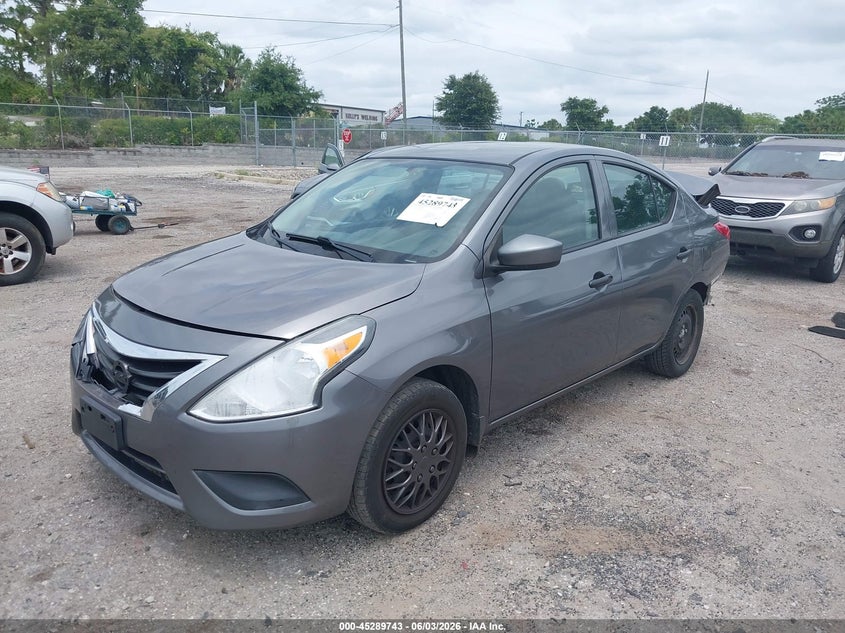 Vin: 3n1cn7ap2hl808774, lot: 45787579, nissan versa 1.6 s 20172