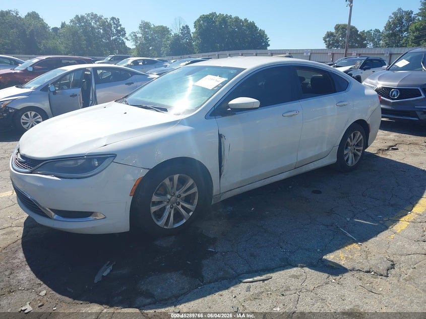 Vin: 1c3cccab5fn670522, lot: 45787602, chrysler 200 limited 20152