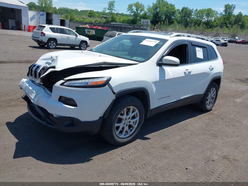 Vin: 1c4pjmlx2jd607586, lot: 45787606, jeep cherokee latitude plus 4x4 20182