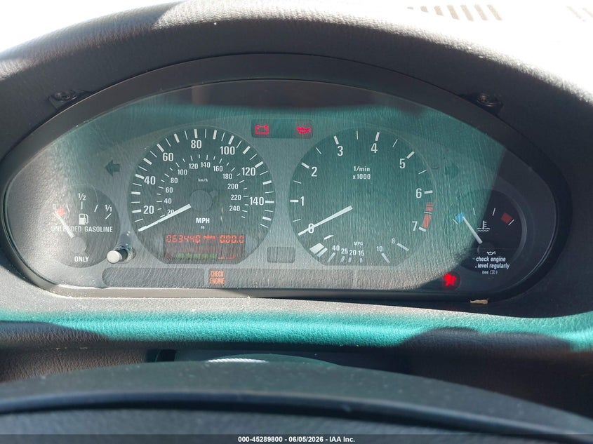 1997 BMW 328Ic VIN: WBABK8329VEY85434 Lot: 45289800